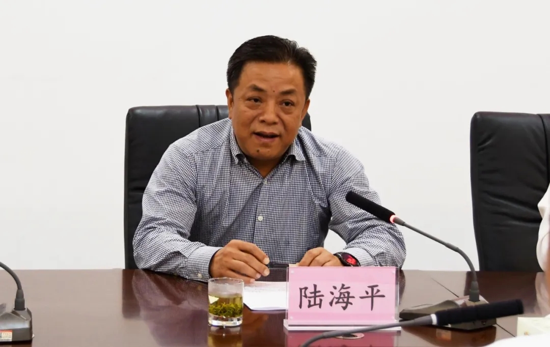 广西贺州市人大常委会主任、党组书记陆海平调研贺州市花岗岩产业发展情况
