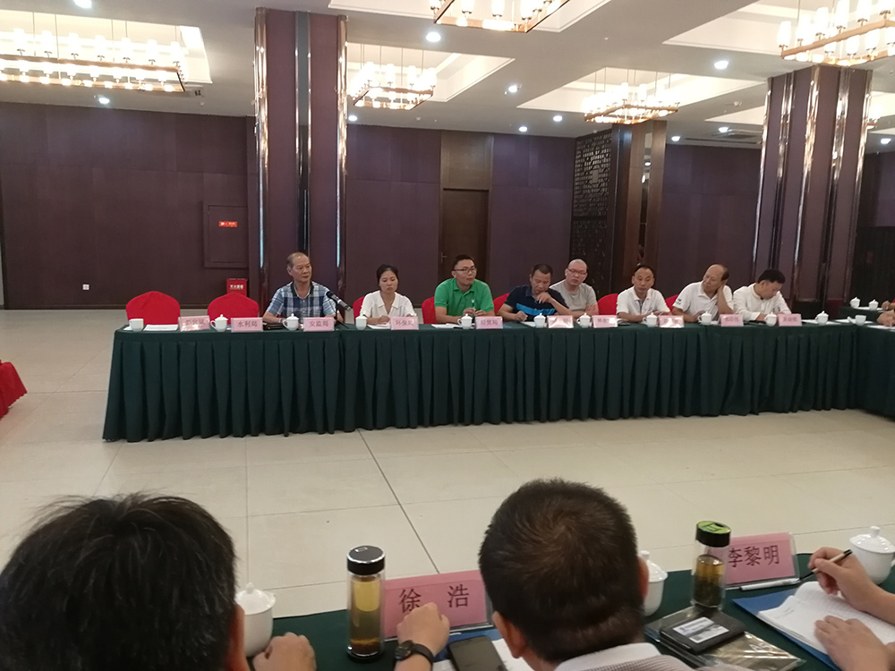 麻城市委常委、统战部部长戴昌远一行赴富强石材考察学习建设绿色矿山经验