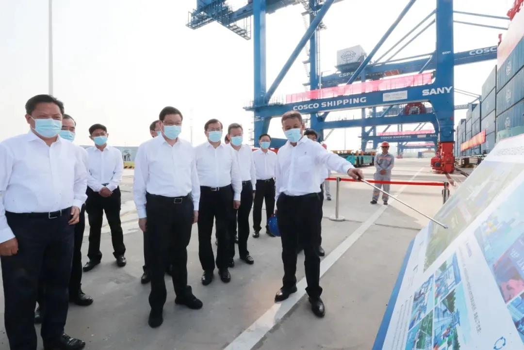 武汉阳逻国际港水铁联运项目开港通车，麻城石材产业将跑出加速度